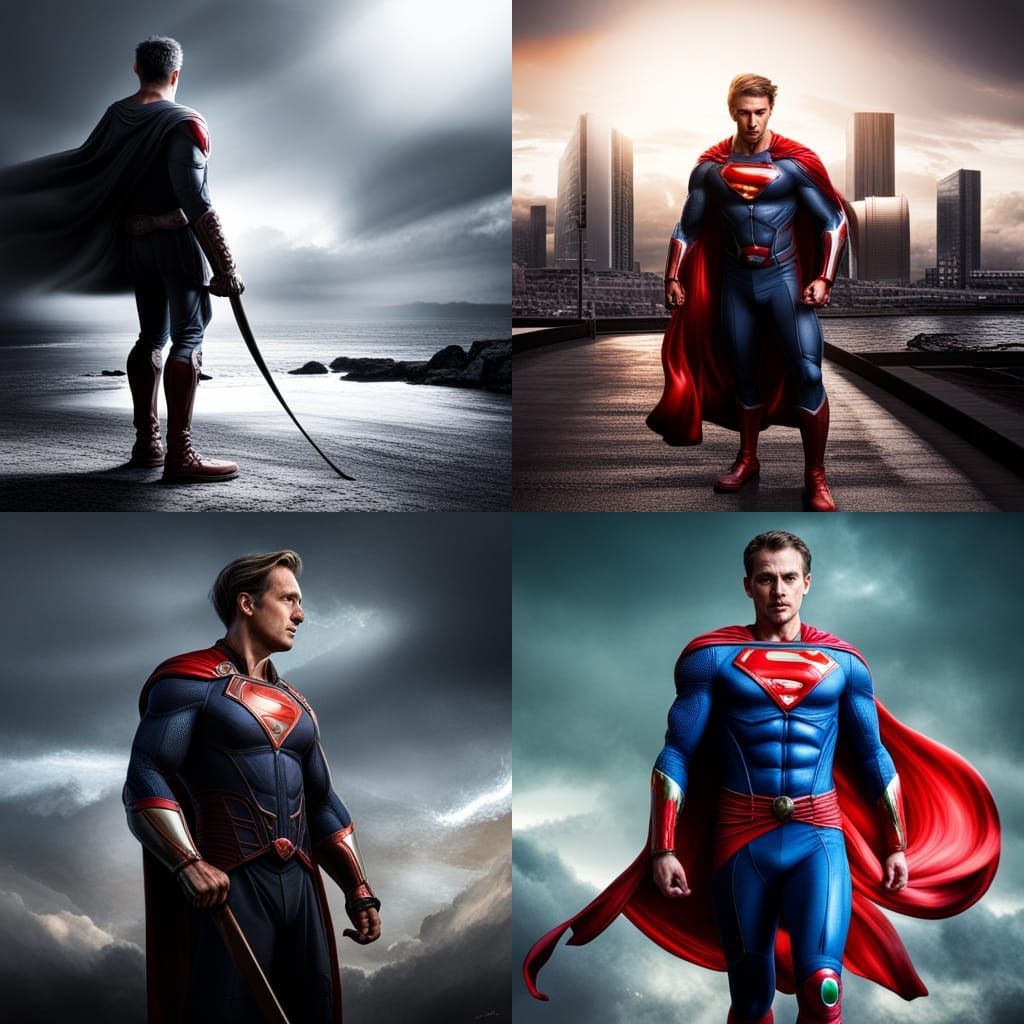 Hyperrealistic Superhero in Cinematic Lighting