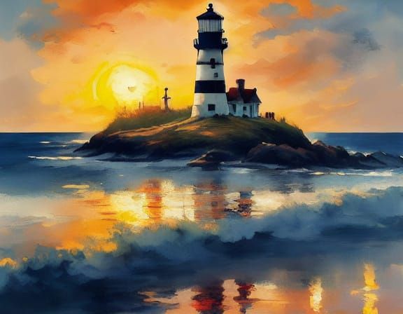 <lora:Lola:1.0> Lighthouse