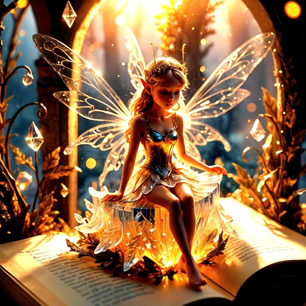 Crystal Fairy in Magical Pop-Up Book
