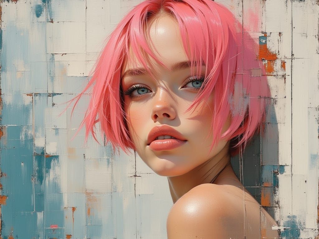 Miami Painter Yanet Garcia as Lara Cox, Dynamic Pose