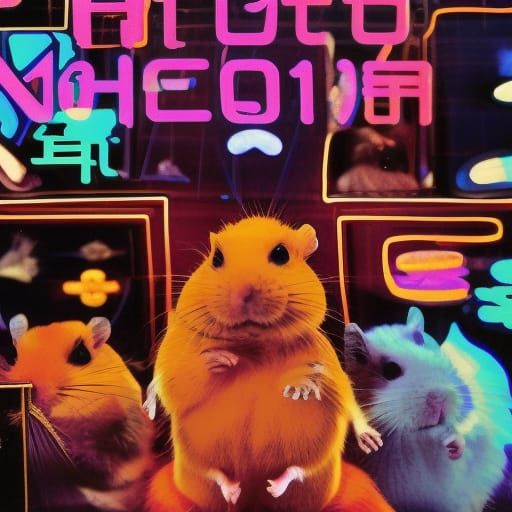 1980s korean art film with hamsters