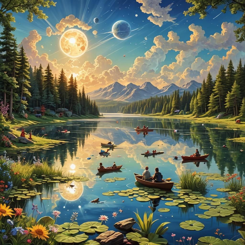 Epic Summer Day at the Lake