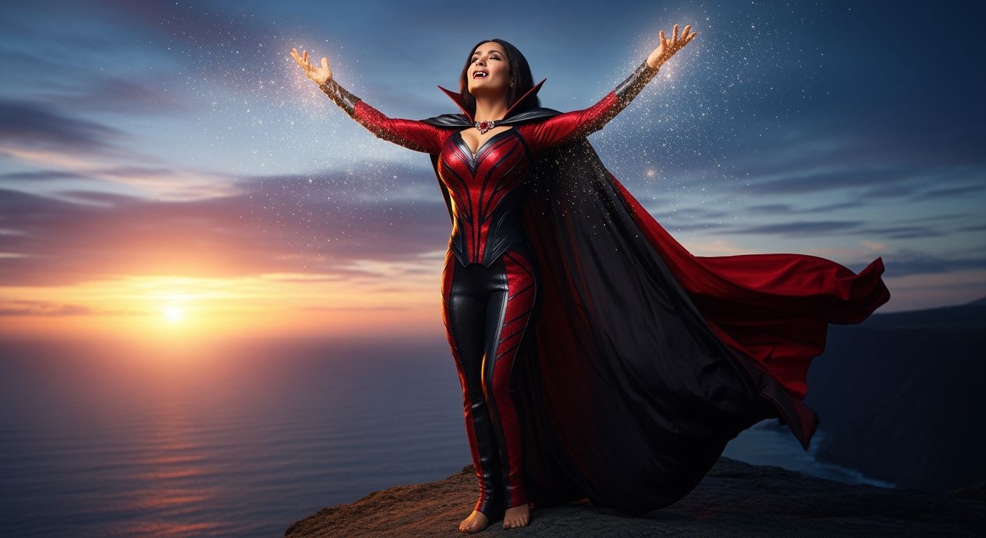 Vampire Queen Embraces Sunrise Oblivion