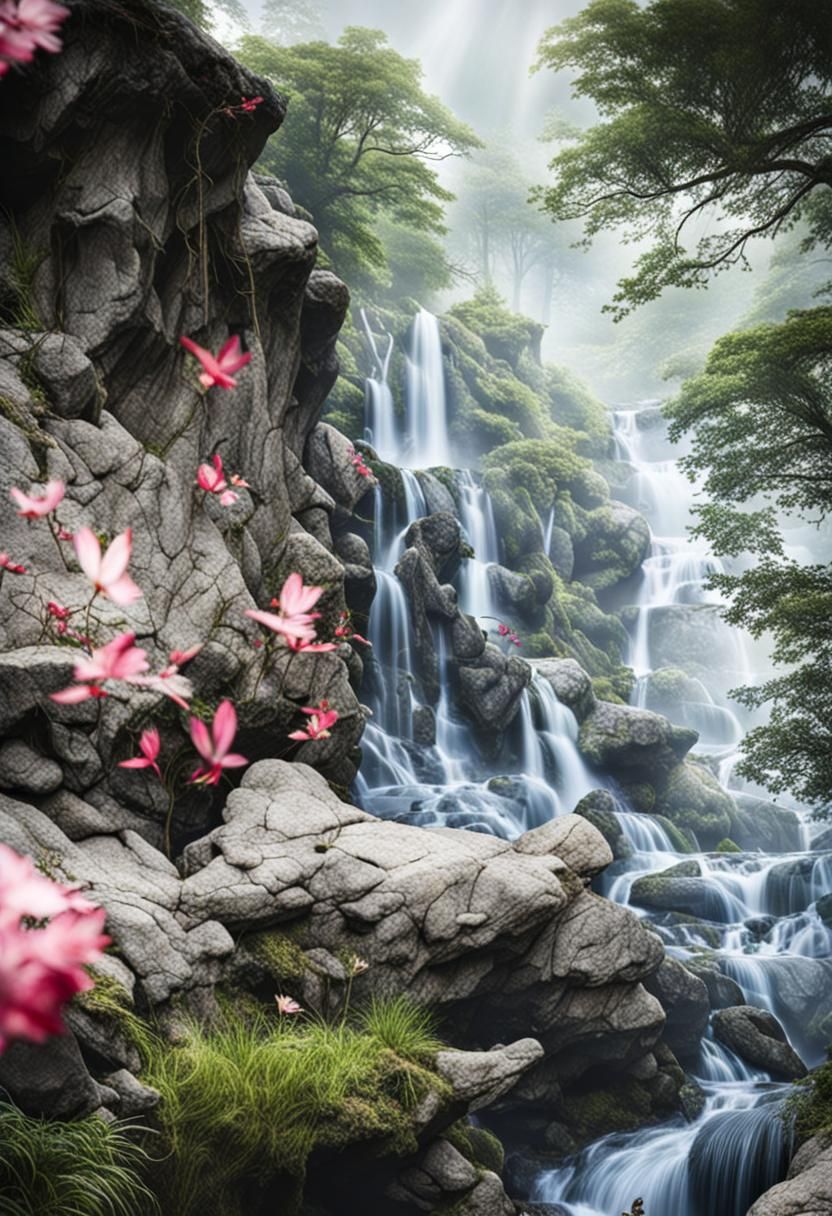 Surreal Alien Restaurant Celebration in Dreamy Light