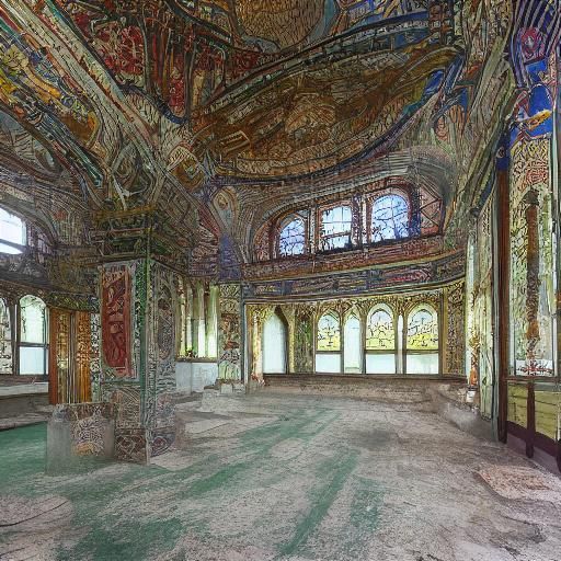Abandoned Temple: Serebriakova Meets Warhol