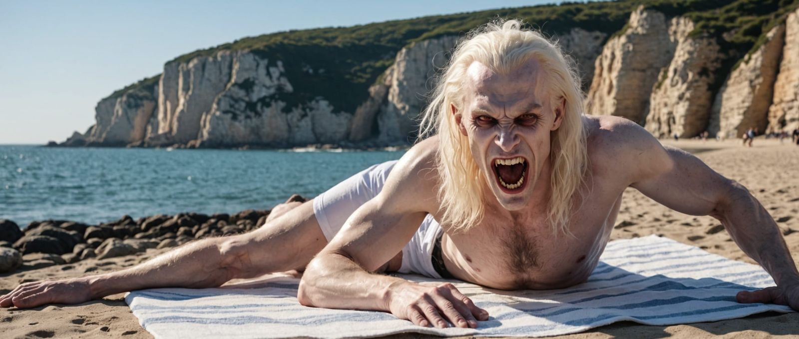 Dracula was very confused why people would intentionally sit...