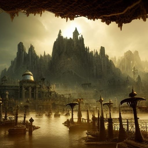 Epic Cinematic Digital Matte Painting