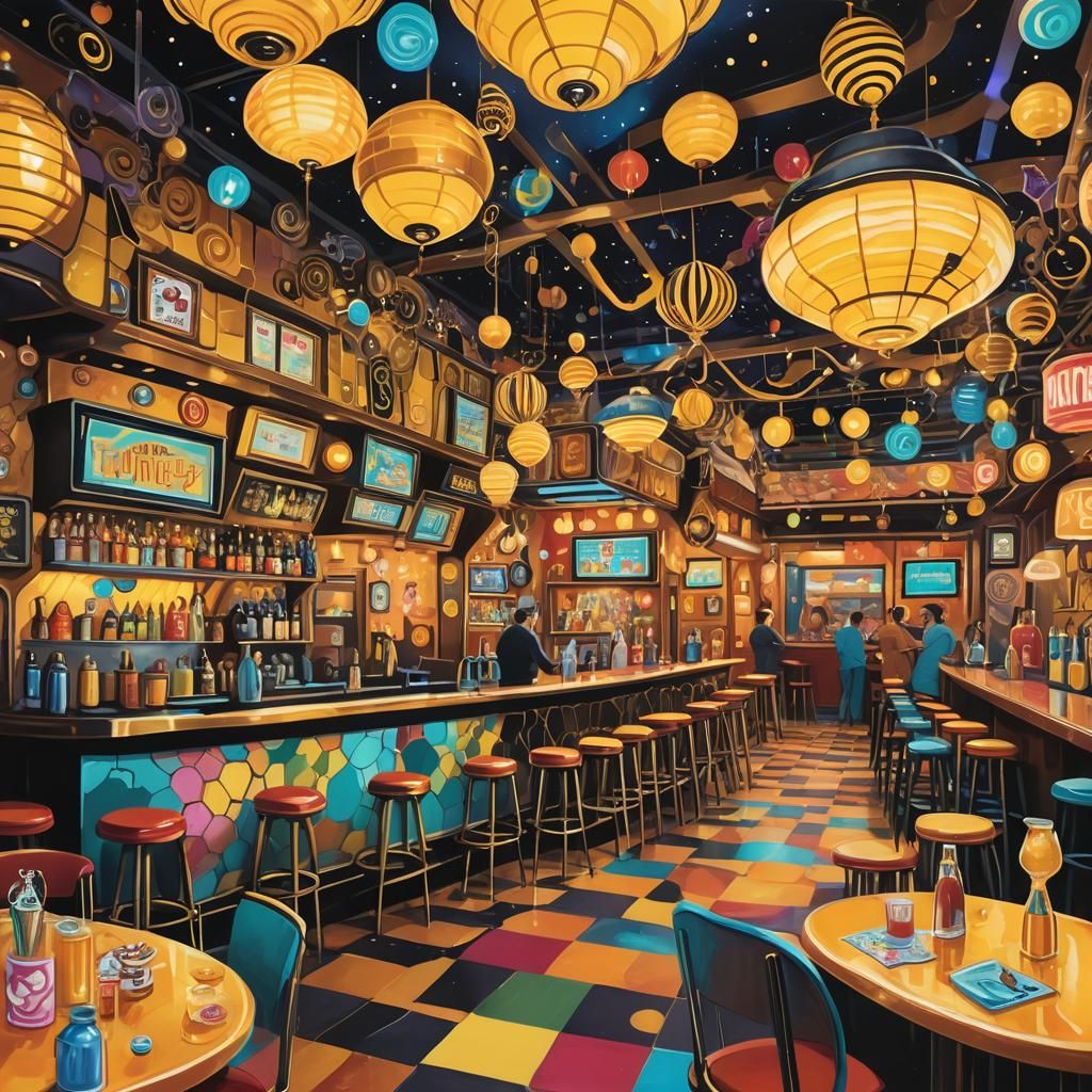 The Honey Hive: Retro-Futuristic Bee Dive Bar