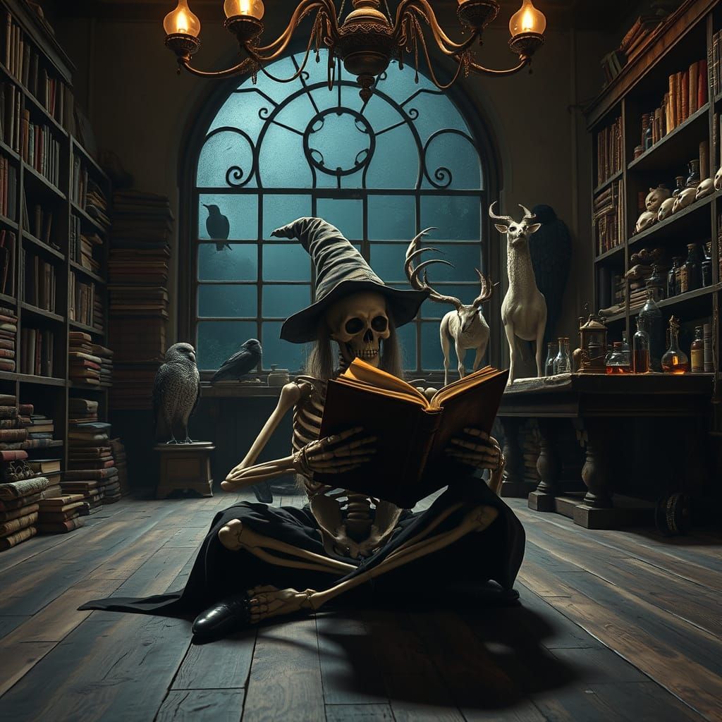 Ethereal Study of a Wizard's Chamber