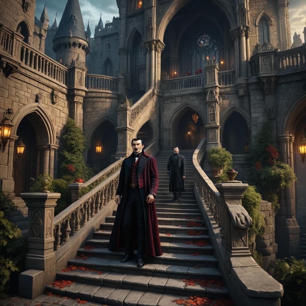 Dracula Welcomes a Guest, Bram Stoker Style