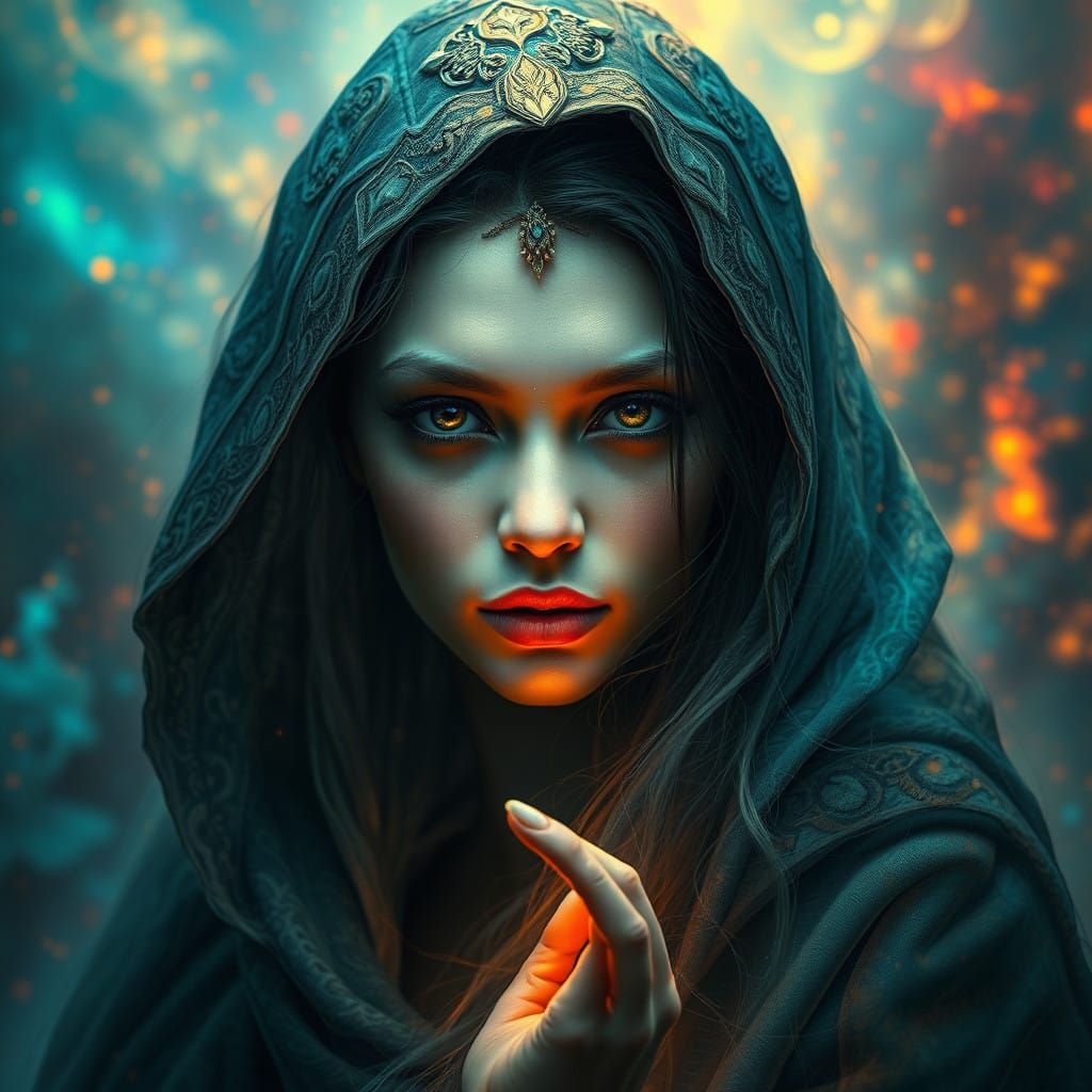 Mystical Goddess Reveals Ancient Secret in Hyperrealistic Ar...