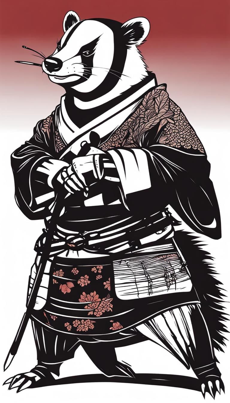 Samurai Badgers: Appreciation in Art