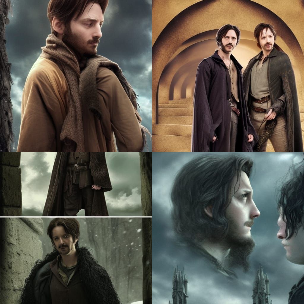Remus Lupin and Sirius Black: Digital Matte Painting