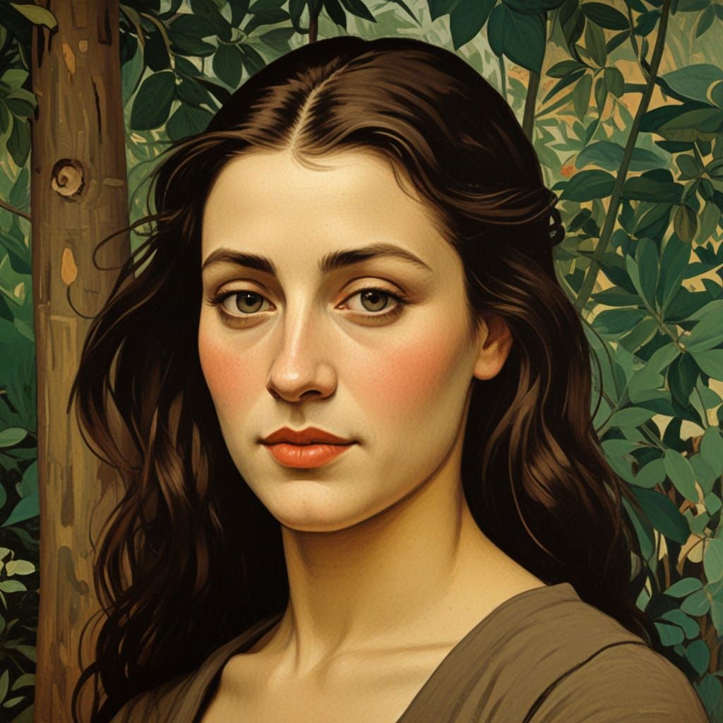 Impressionist Art Collage in Ink