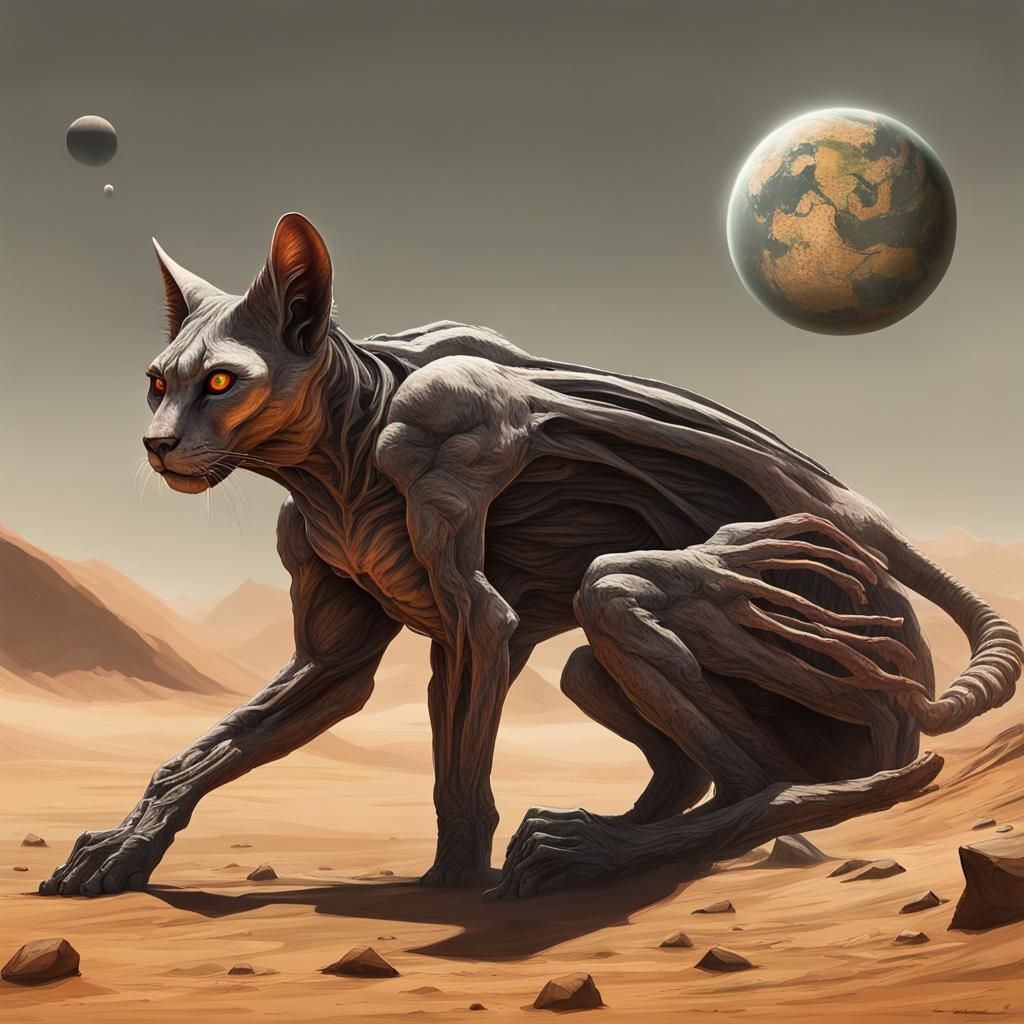 Alien Exoplanet: Speculative Evolution Concept Art