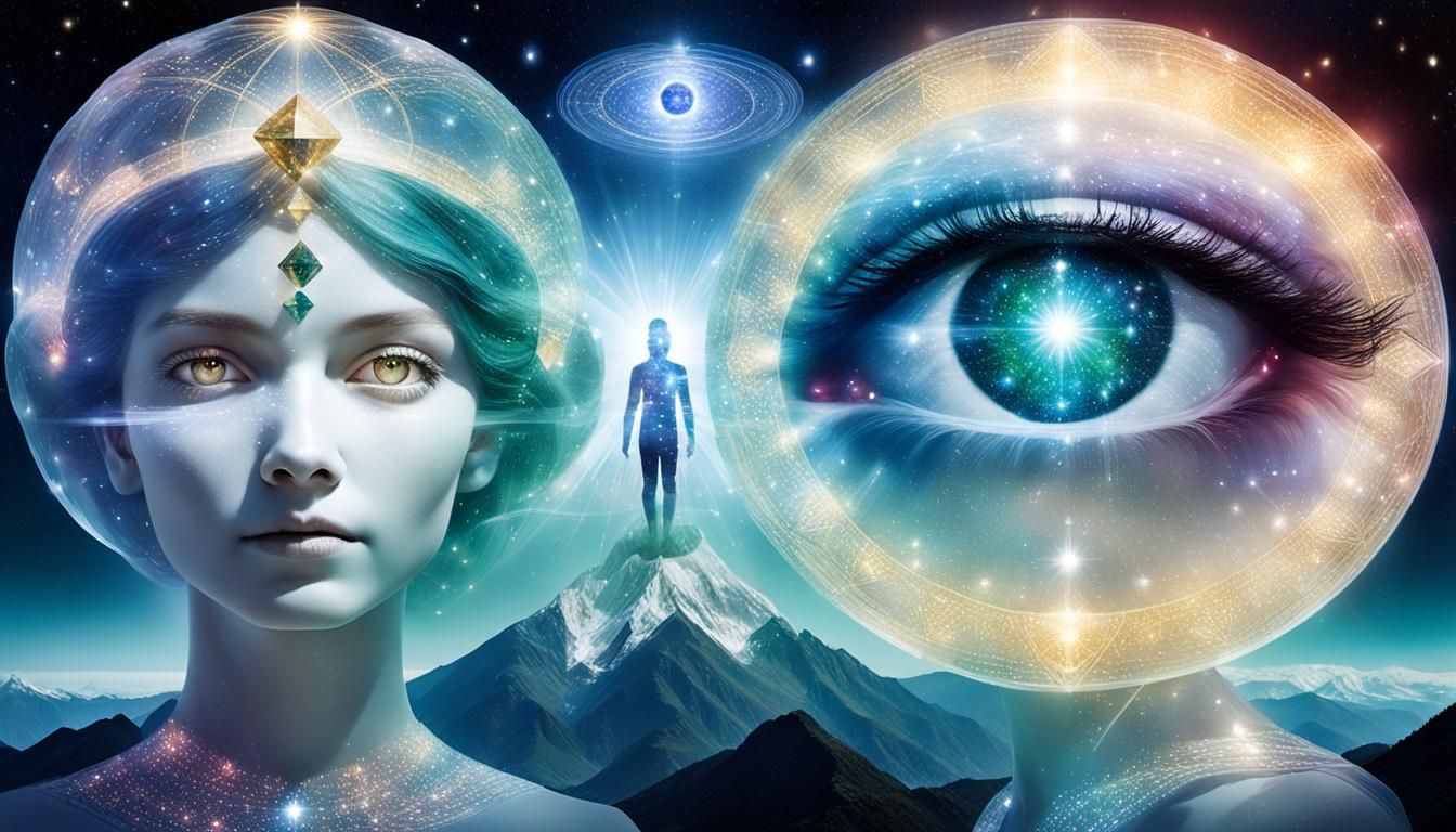 Teleportation of Star Lightbeings in Double Exposure
