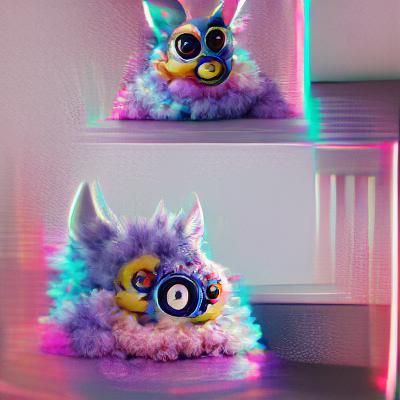 AI Generated Image of a Furby