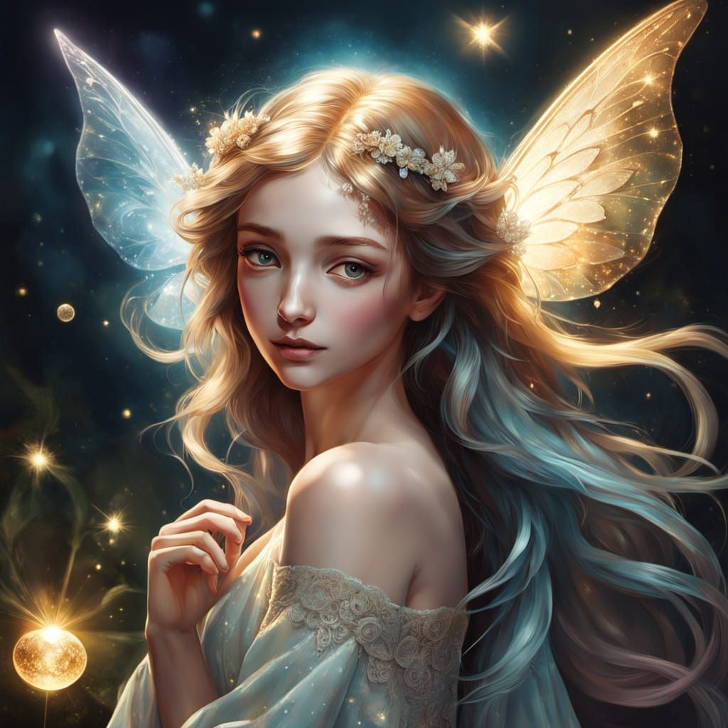 Jesus Christ Speaks with a Whimsical Girl in a Divine, Magic...