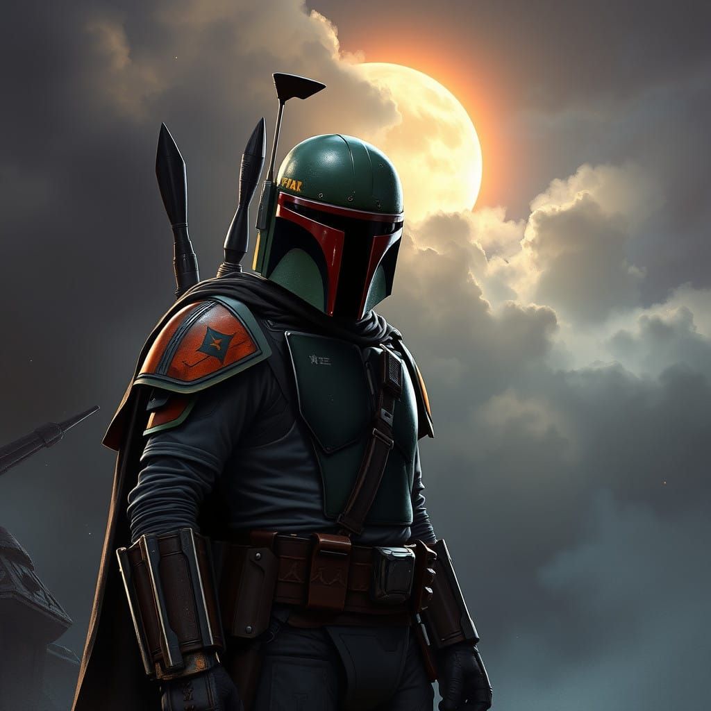 Boba Fett in a Moody Star Wars Galaxy