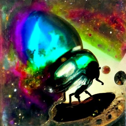 Interstellar June Bug Rescues Microbe Colony