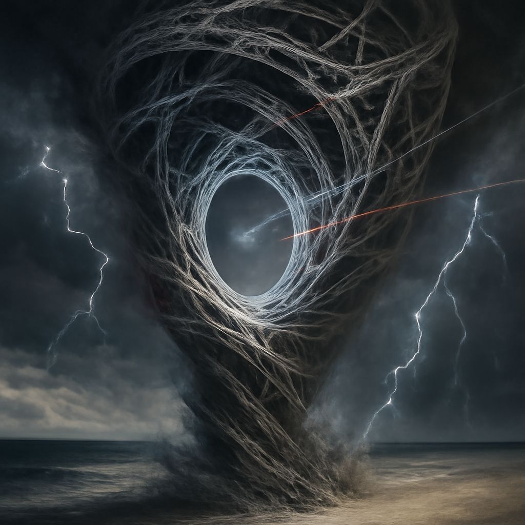 graffito infinite curved Chiaroscuro inside out luminobabel  3D chromoshadow sculptural trompe l'oeil suprareal standalo...