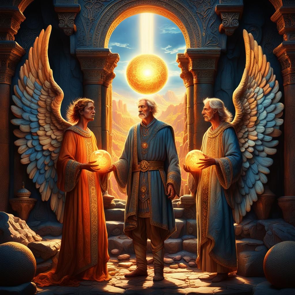 Angels Reveal Ancient Secrets to Legendary Scholars in Vibra...