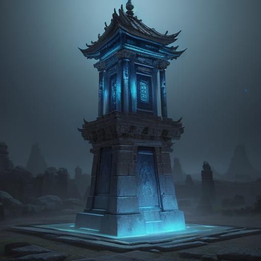 Mystical Temple Concept Art in Unreal Engine 5
