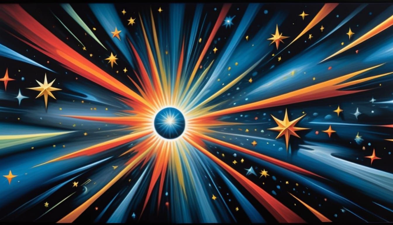 Cosmic Plasma Vortexes in Macro Visionary Style