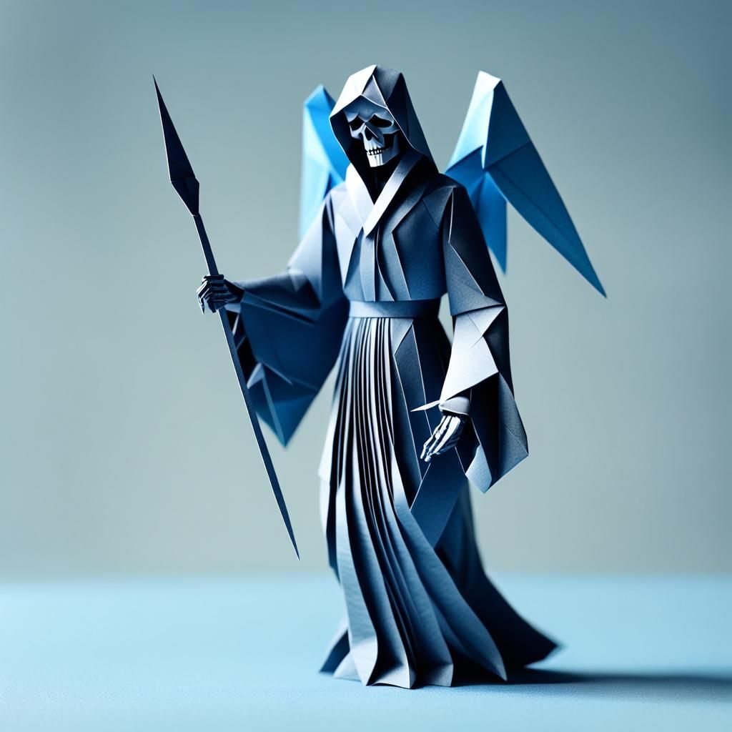 Origami Angel of Death Papercraft