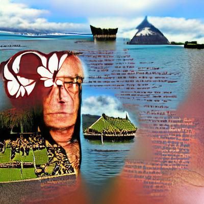 Abstract Portrait of John Lennon