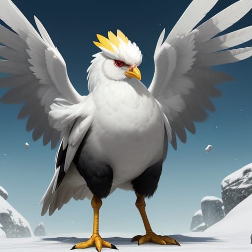 Majestic Ovamite Chicken Pokémon with Explosive Eggs