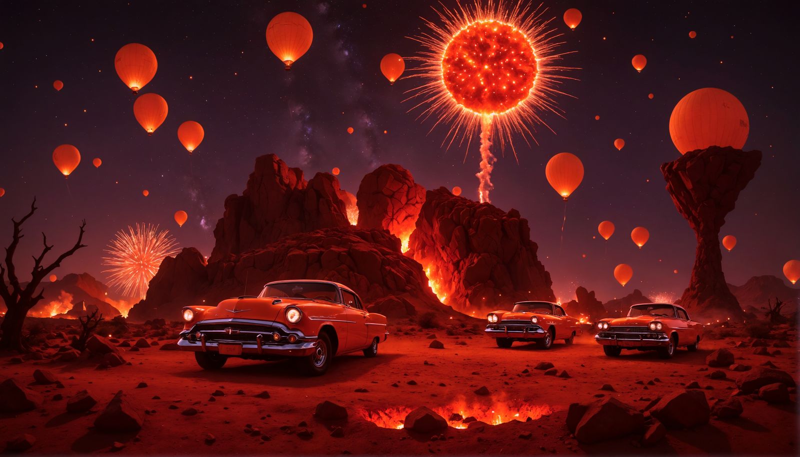 Retro Rockabilly Macabre Atomic Celebration