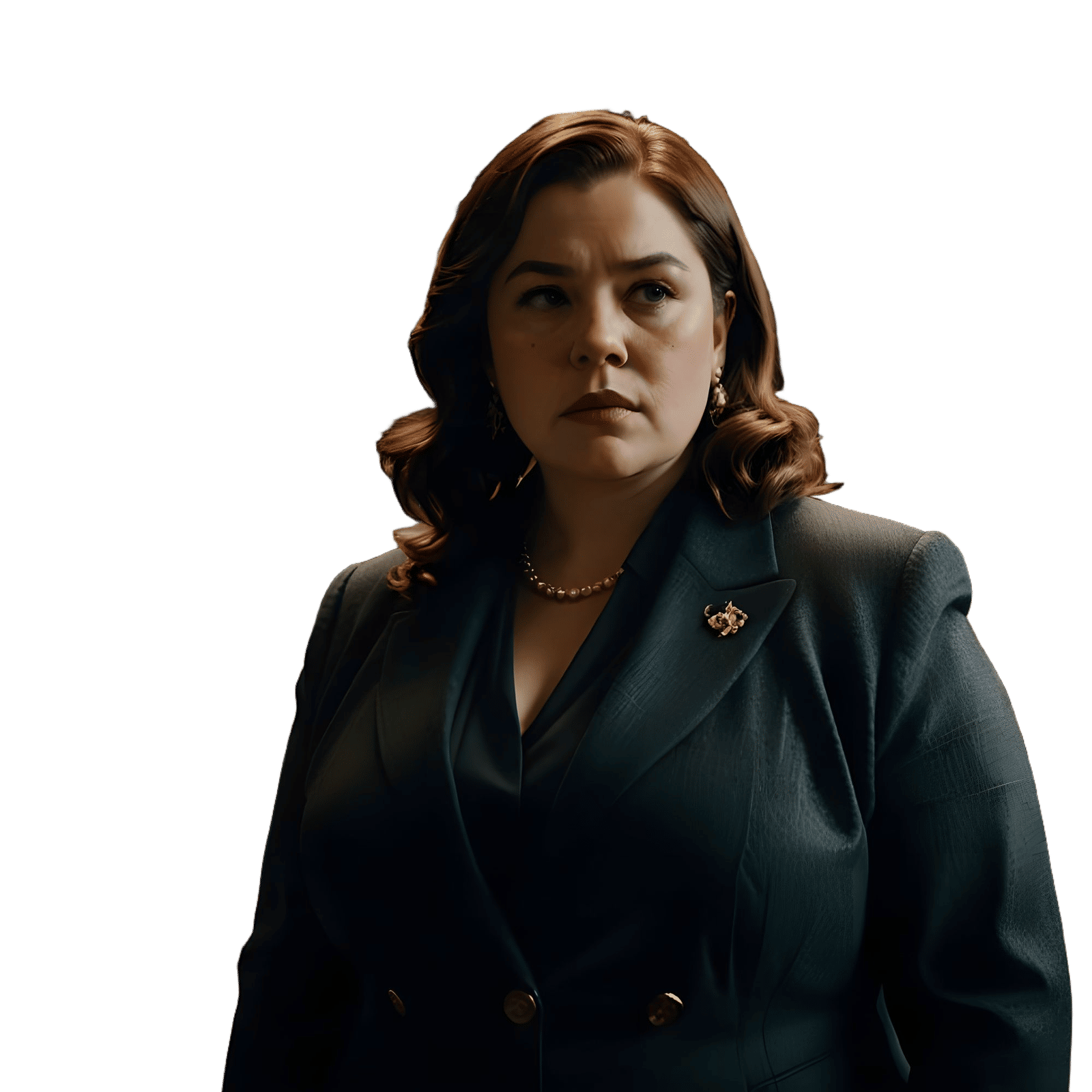 Elegant Businesswoman in Opulent Conference Room