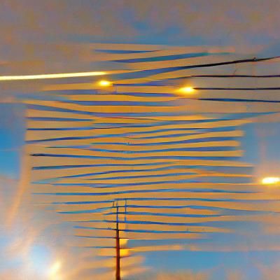 Parallel Lines with Eyes: A Minimalist Surreal Vision
