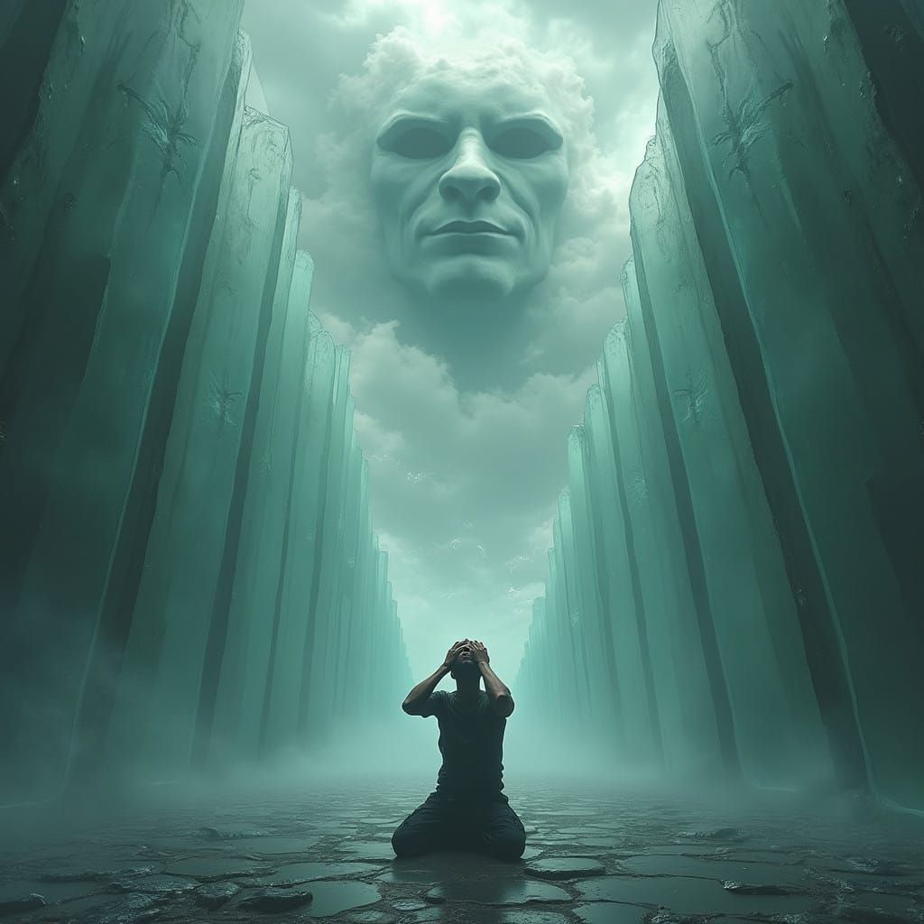 Dystopian Fortress of Shattered Fears