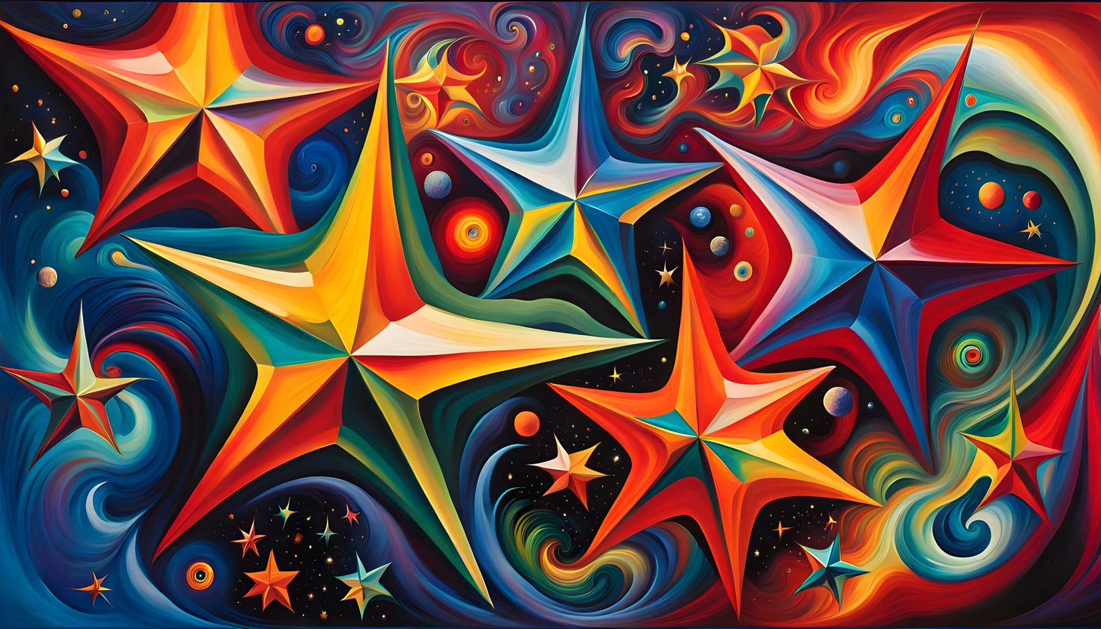 Iridescent Stars Formed from Magnetic Maelstroms in Impasto ...