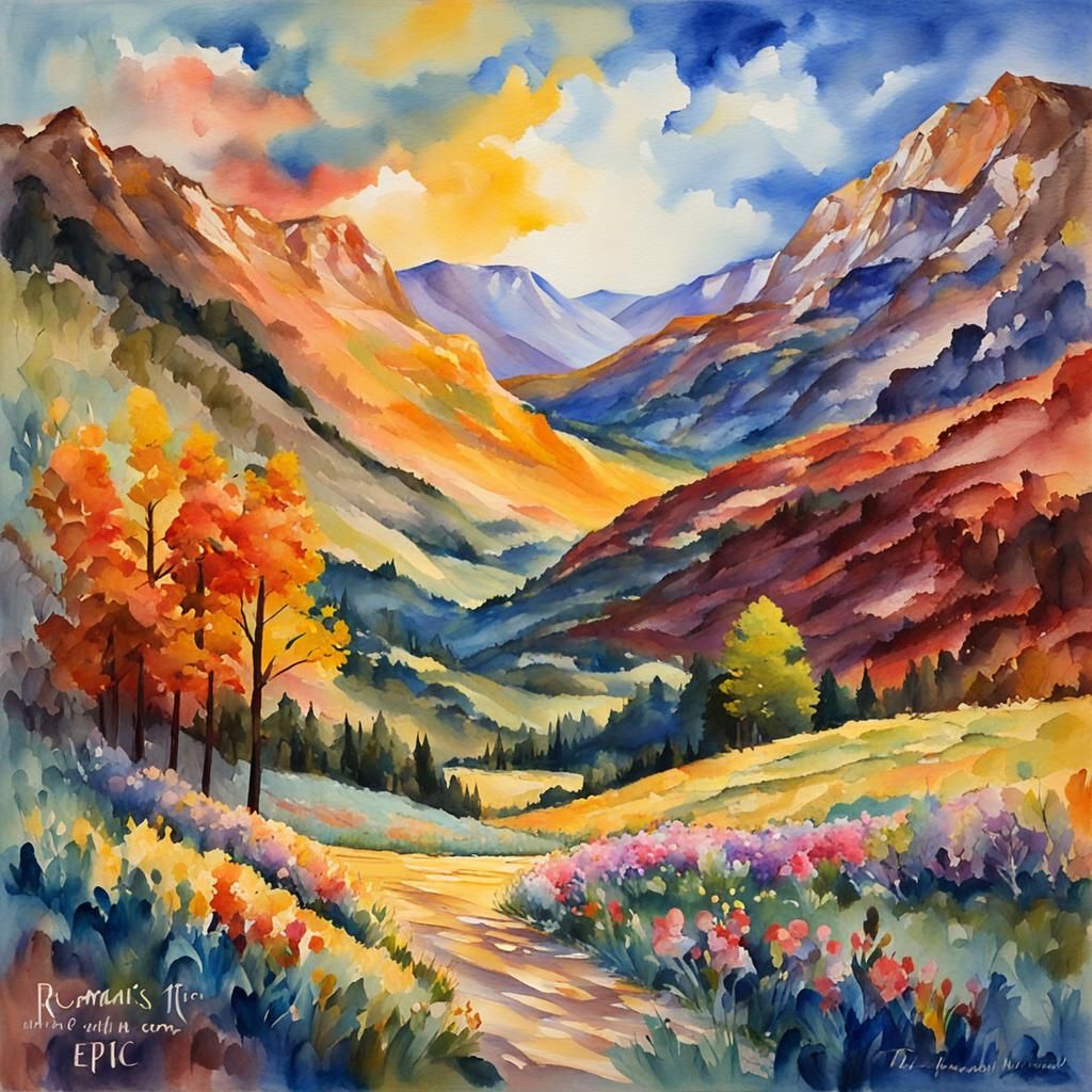 Romans 10:17 in Gouache Watercolor Style