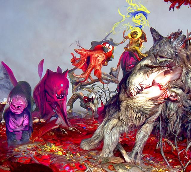 Demonic Little Red Riding Hoods: A Lovecraftian Nightmare