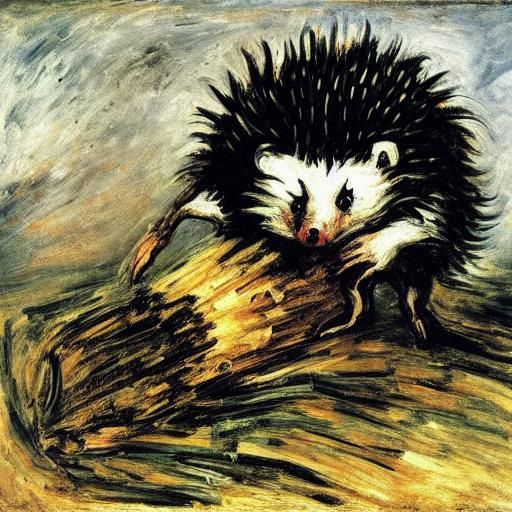 Hedgehogs in a Hedge Fund: Expressive Painting