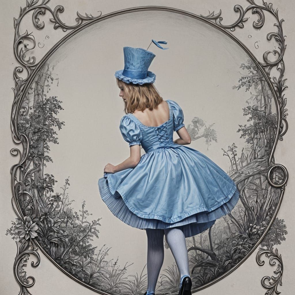 Alice in Wonderland with a Touch of Whimsy