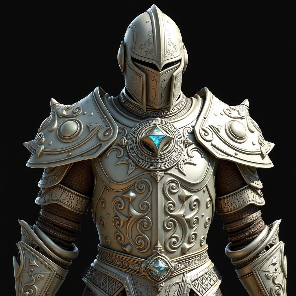 Ancient Ayleid Sorcerer-King Armor in Moon-Metal and Magical...