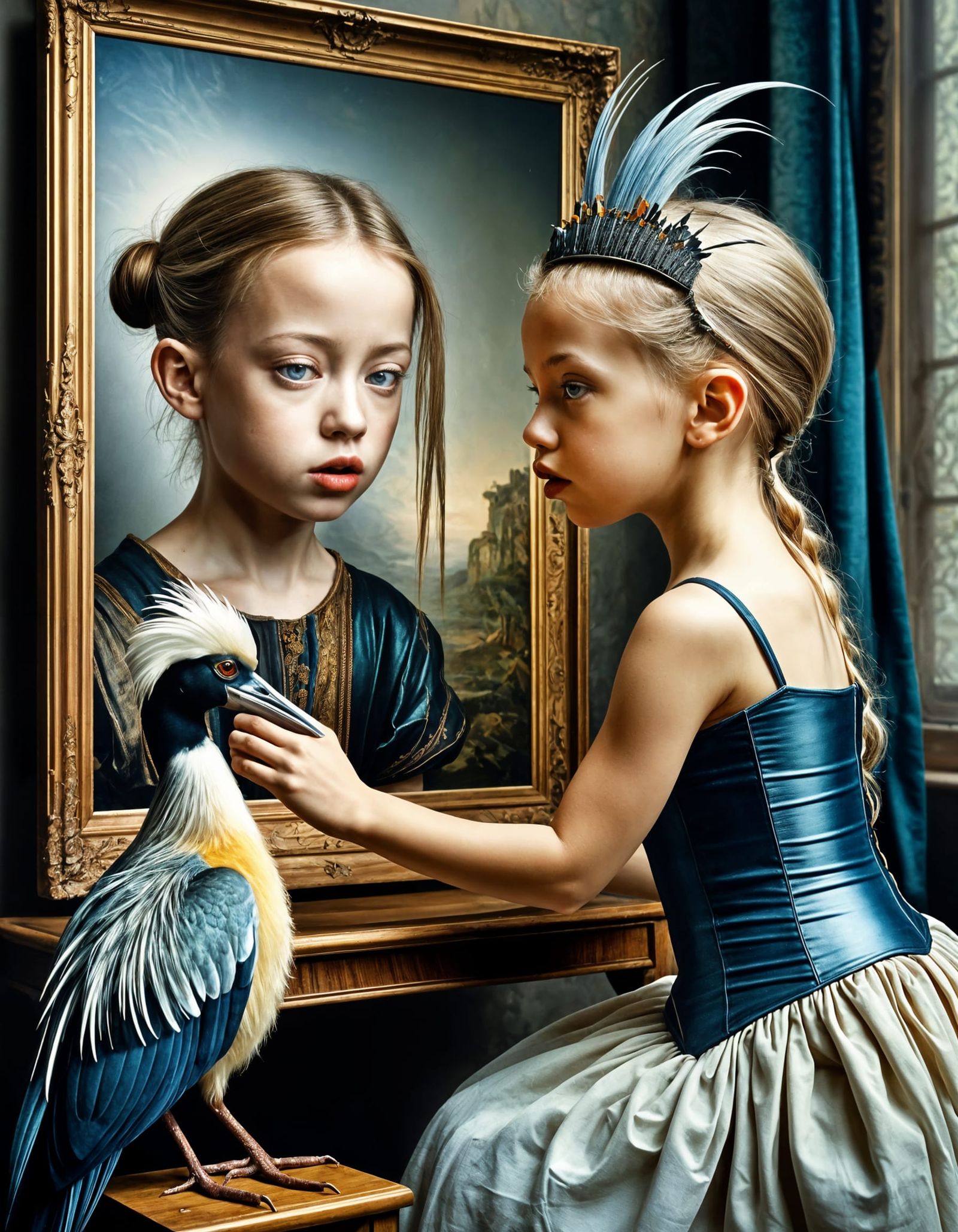 Surreal 15th Century Life in Detailed Abstract Portraits