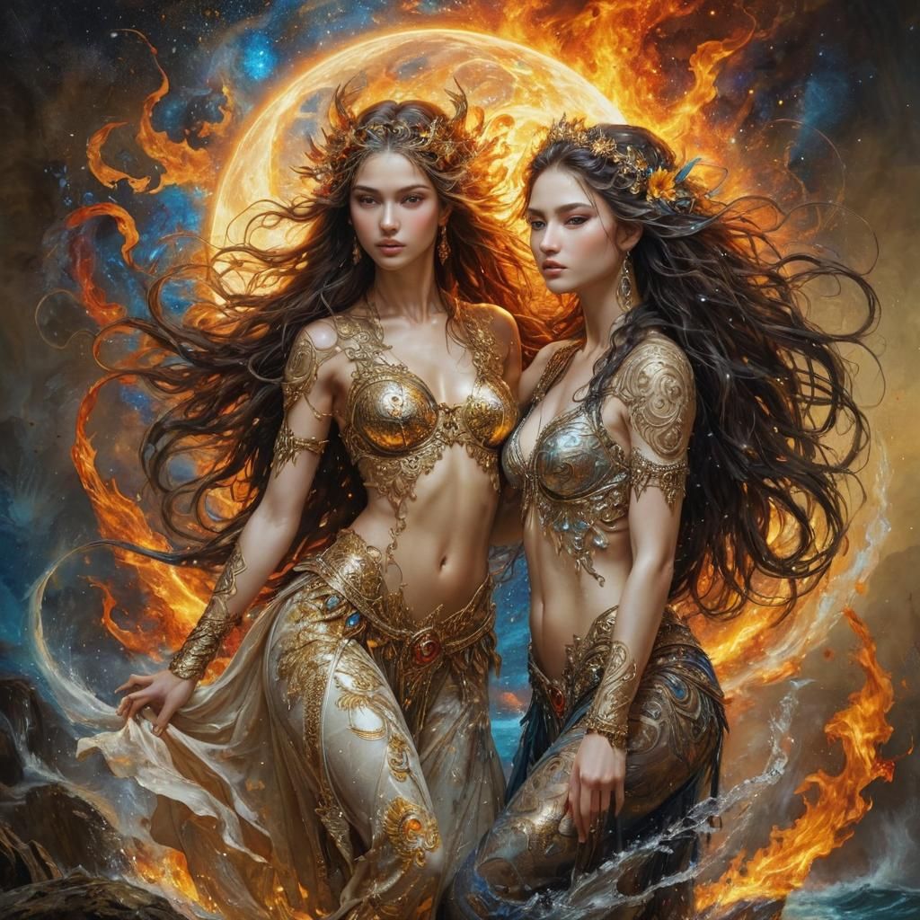 Gemini Women of Fire Tribe Dancers