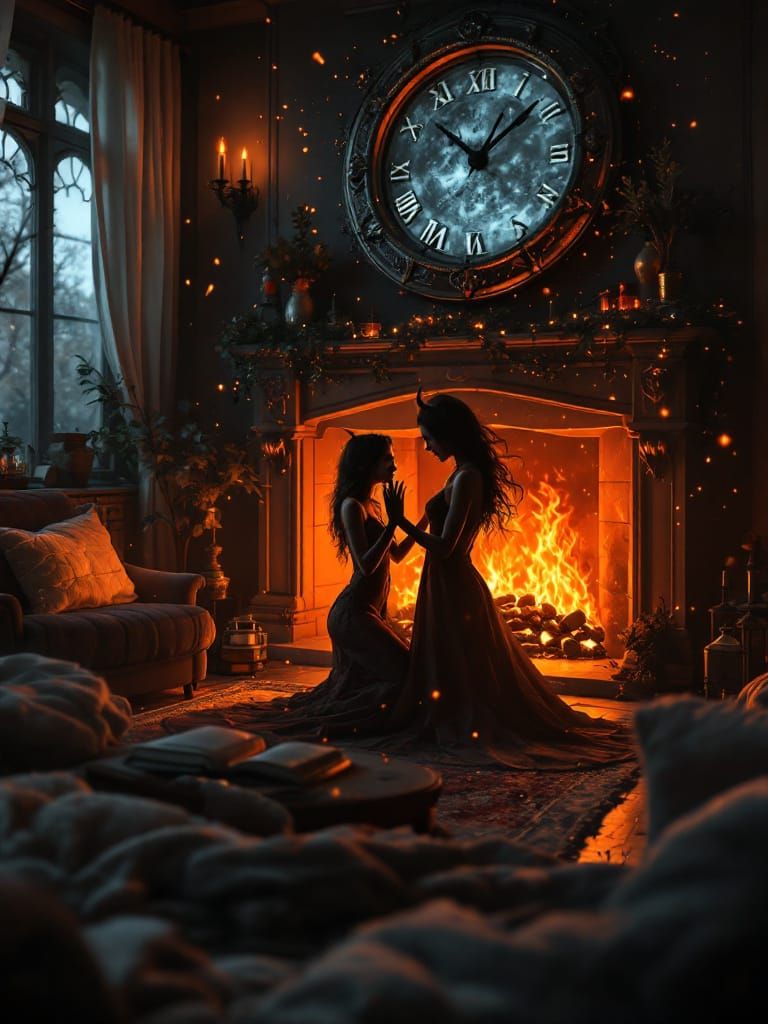 Haunted New Year's Ball with Dancing Devils