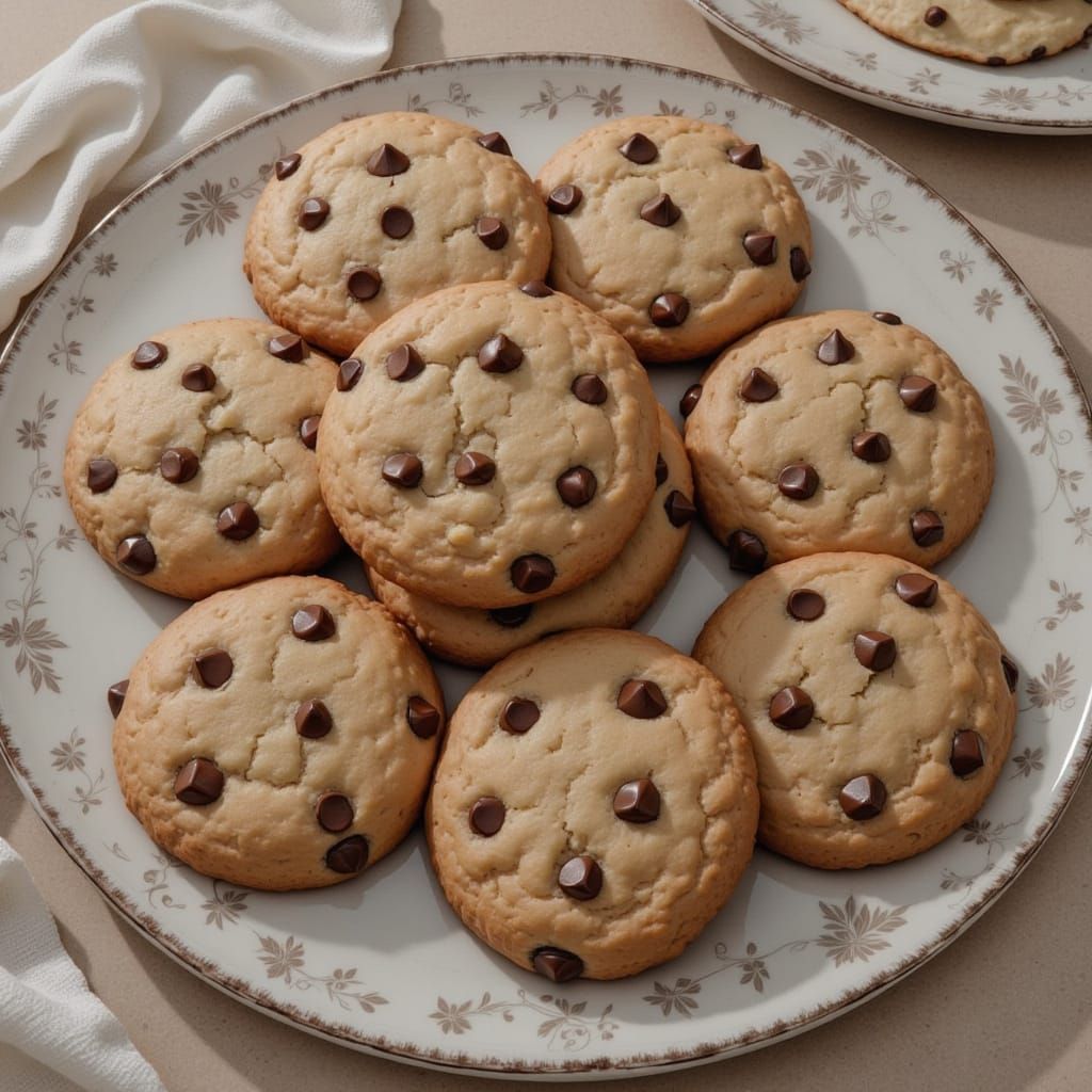 Whimsical Cookie Creature in Flux Art