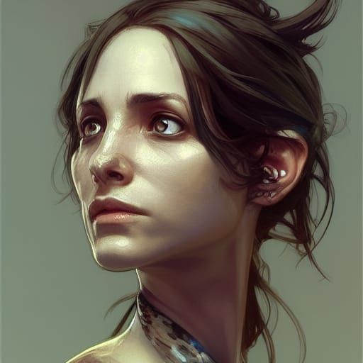 Detailed Rat Portrait in Artgerm Style