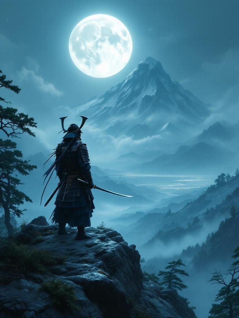 Samurai moon