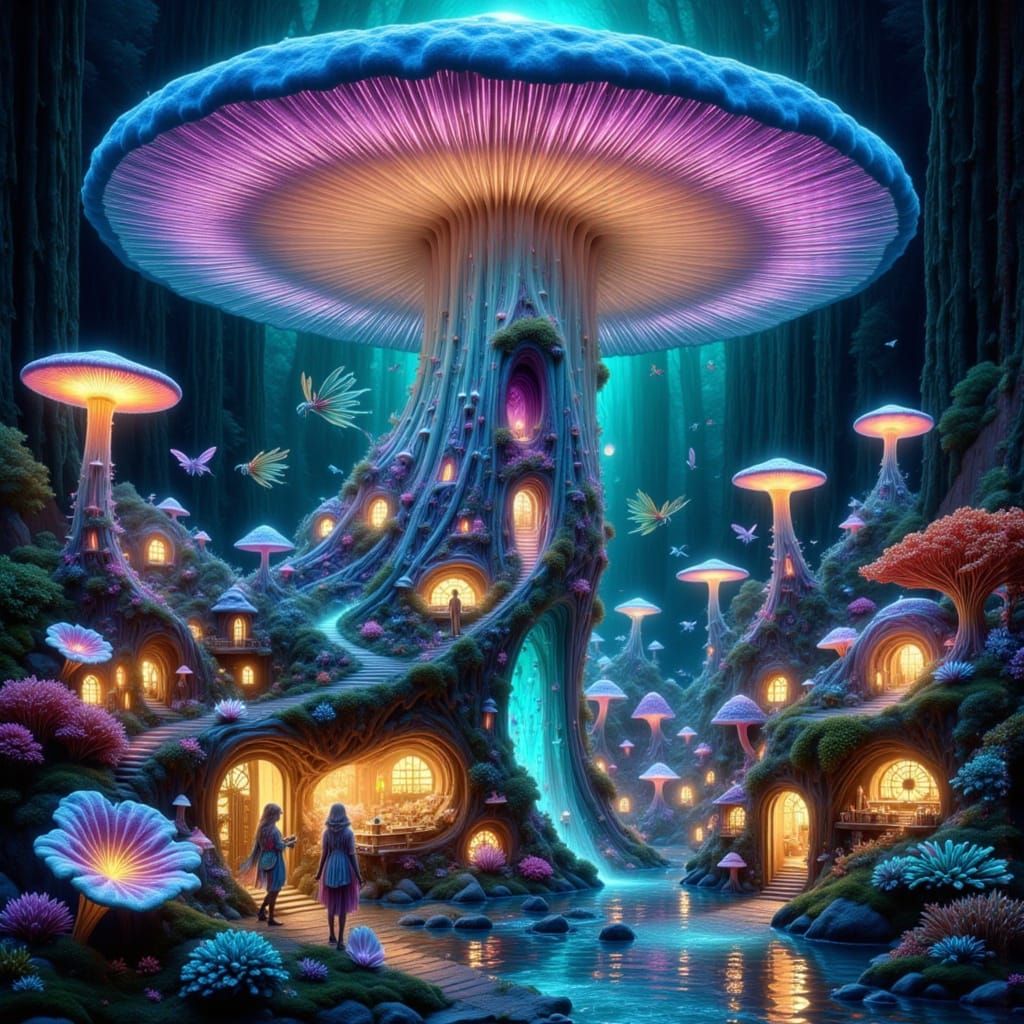 Epic digital painting, vivid fantasy art style