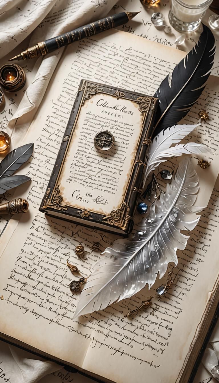 Epic Calligraphy Book with Ancient Historical Background