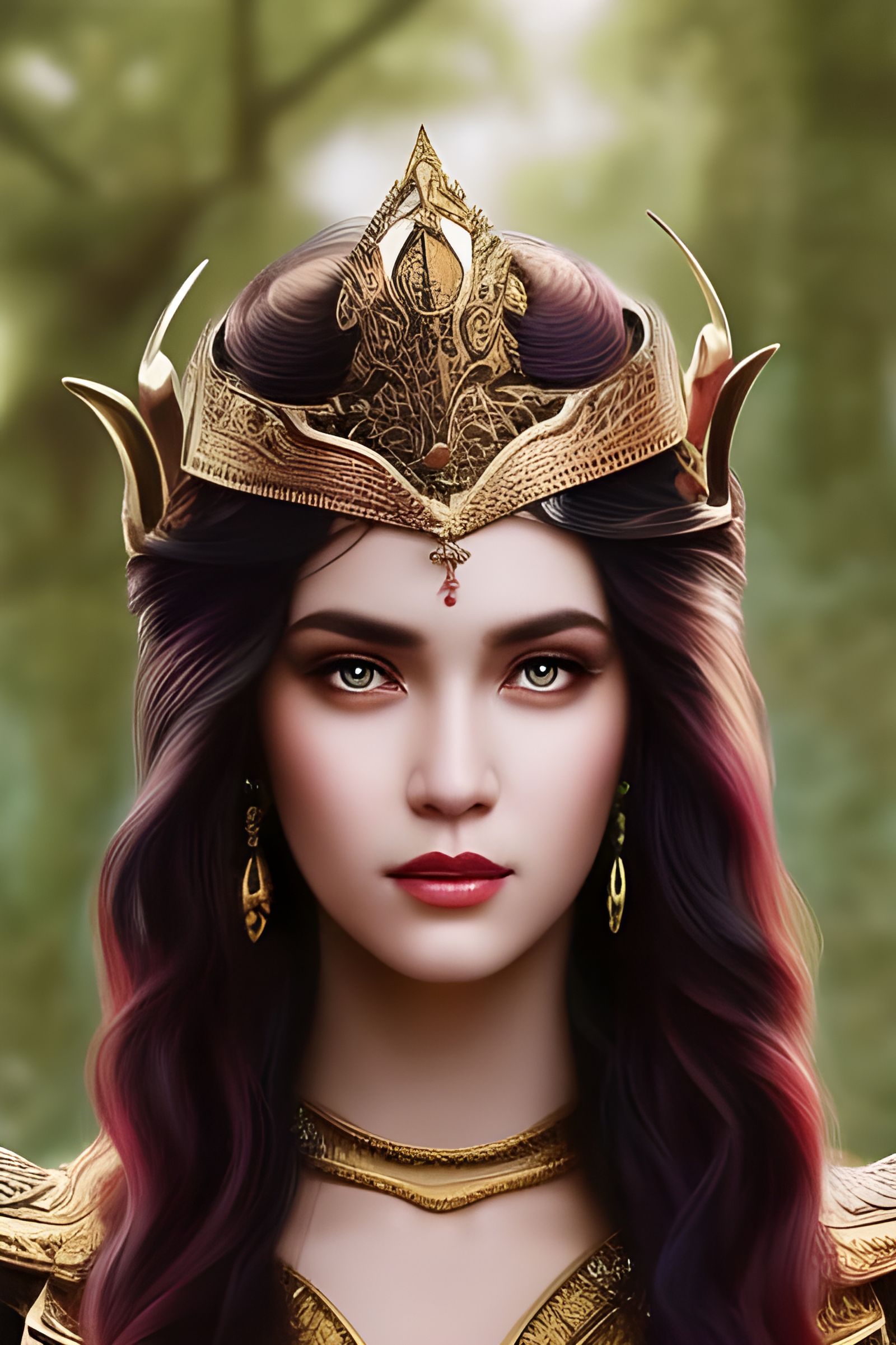 Zelda Inspired Elven Goddess Portrait